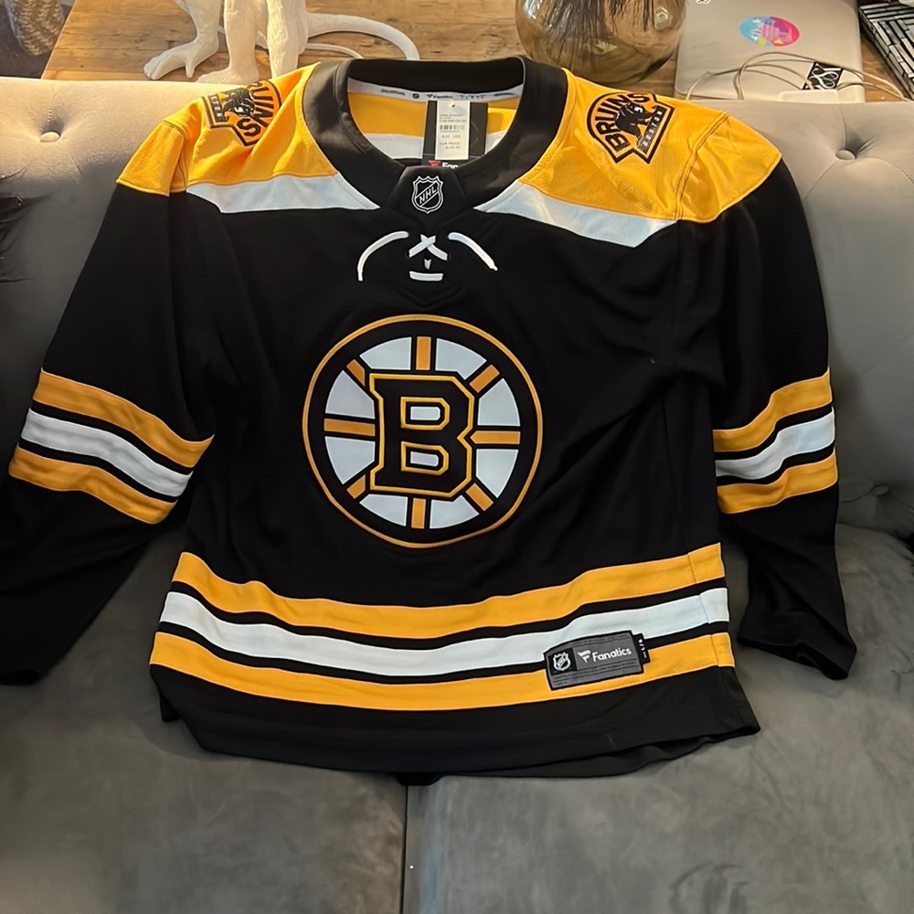 Brand new Bruins Jersey with tags
